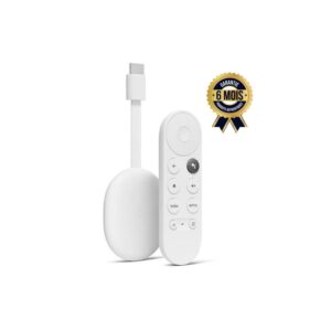 Google Chromecast avec Google TV 4К Media Streamer avec Google Assistant - Neige